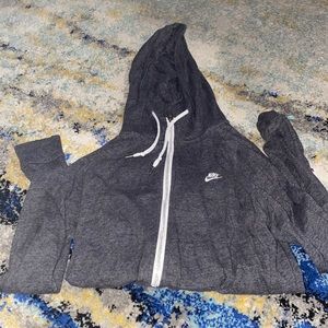 Nike sportswear gray hoodie medium
